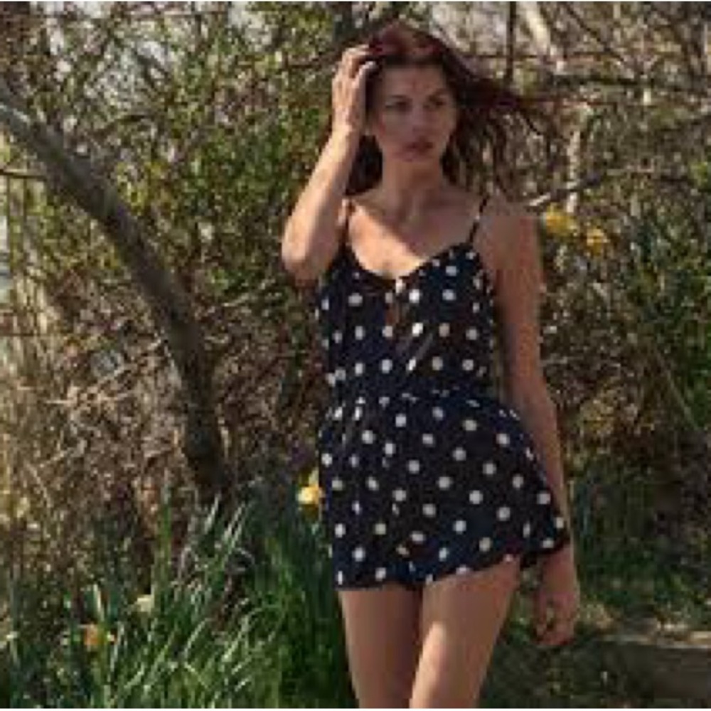 💋SOLD💋✨🌚🌚DÔEN ‘Louise & Loren’ Silk Camisole Short Set Solstice Sky Noir XS✨ - Picture 5 of 16